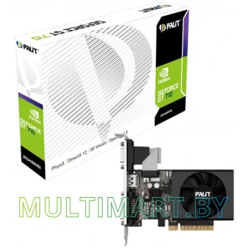 Видеокарта Palit GeForce GT 710 2GB DDR3 (NEAT7100HD46-2080F) картинка 4